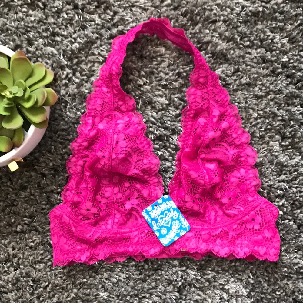NWT Free People Lace Bralette Halter